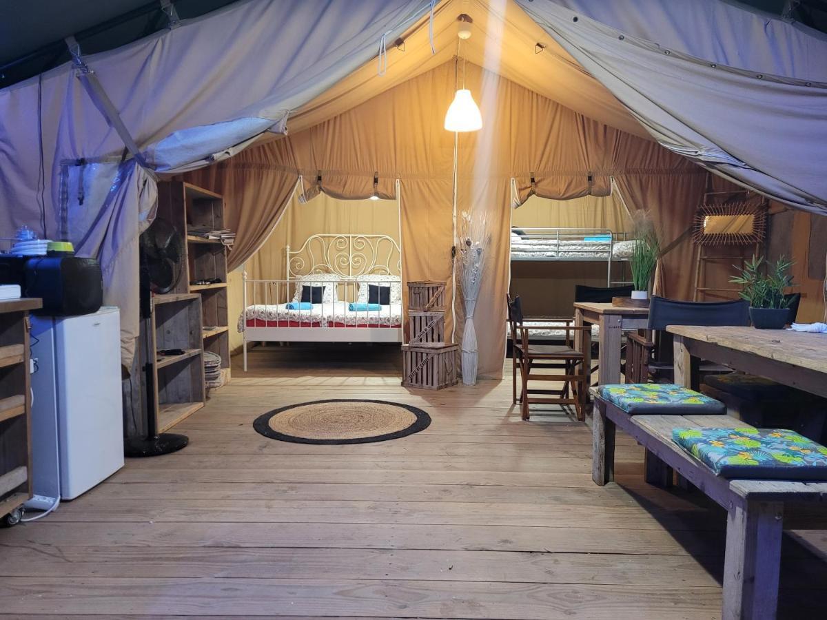 Tente Lodge Safari Saint-Martin-des-Besaces Exterior foto